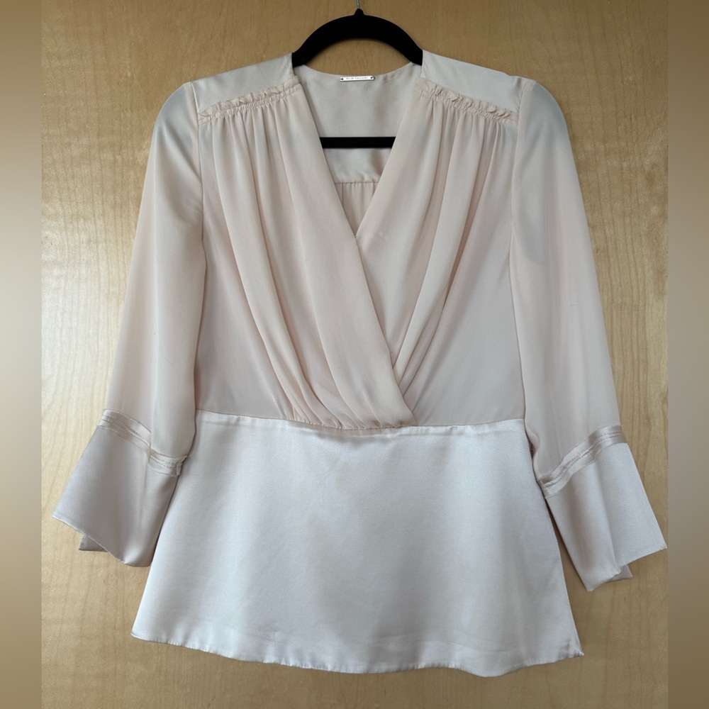 Elie Tahari Pink Champagne Blouse